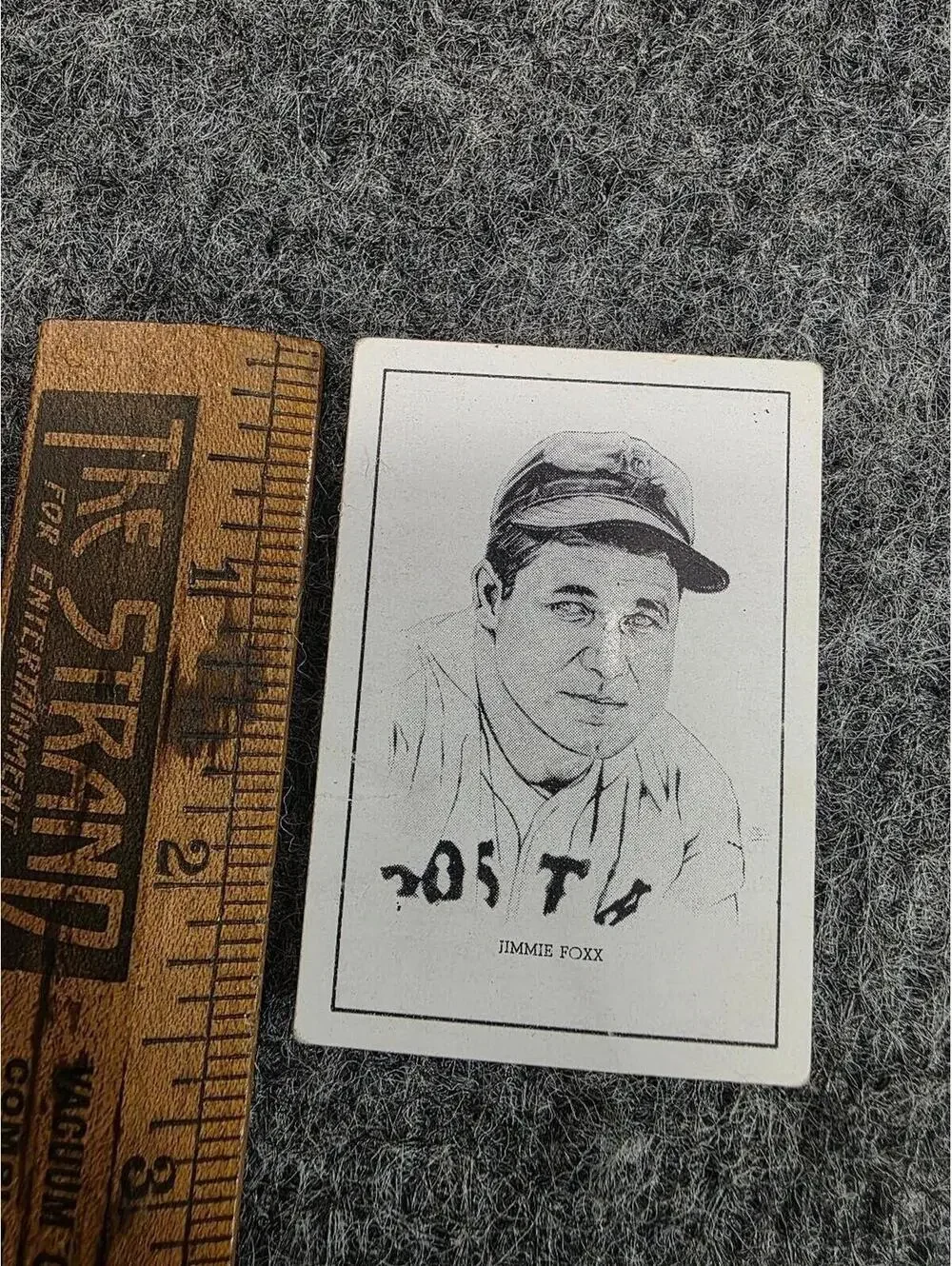 Jimmie Foxx 1950 R. Callahan Baseball Card Original #1